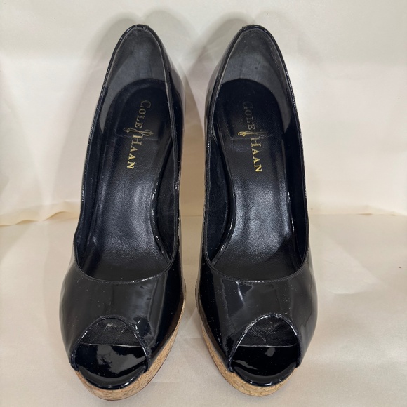 Cole Haan Women's NikeAir cork heel Pumps size 6 - Picture 1 of 4